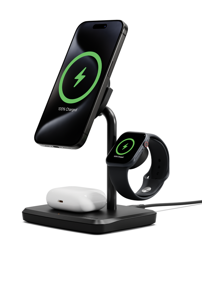 Caricabatterie Wireless Magnetico 3-in-1 Qi2.0
