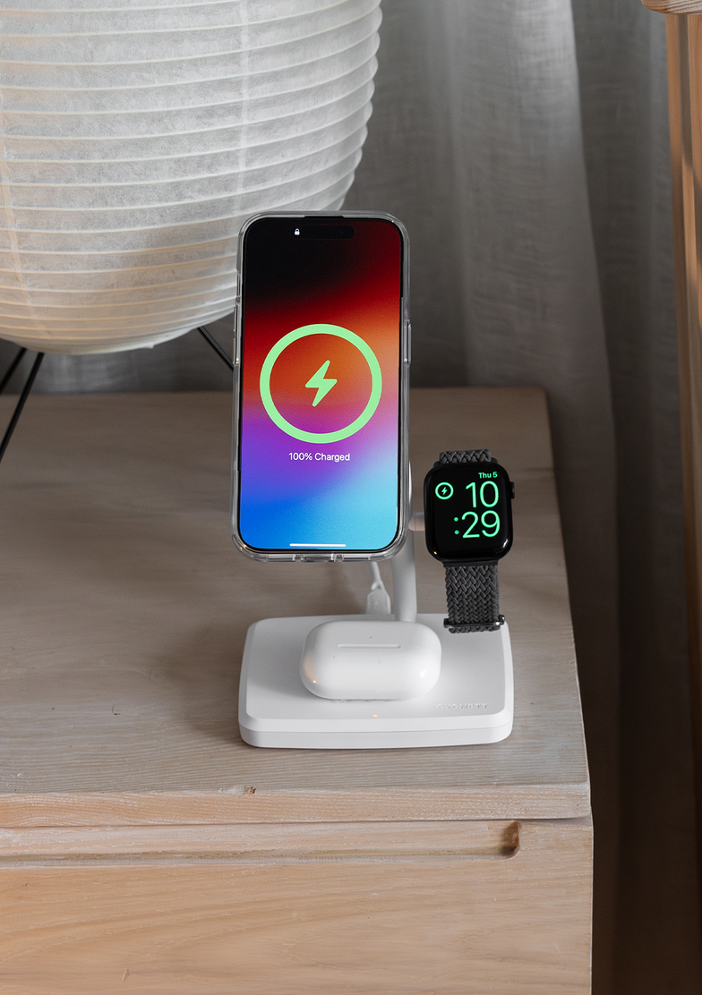 Caricabatterie wireless magnetico 3-in-1 Qi2.0