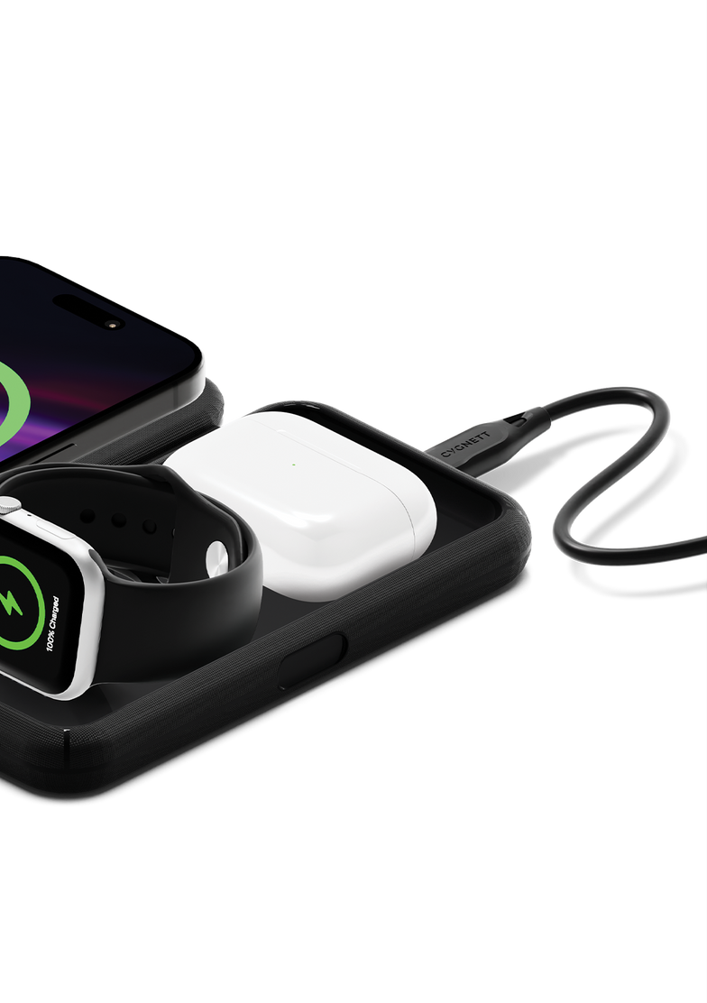 Caricabatterie Wireless MagTravel Qi2.0 3-in-1
