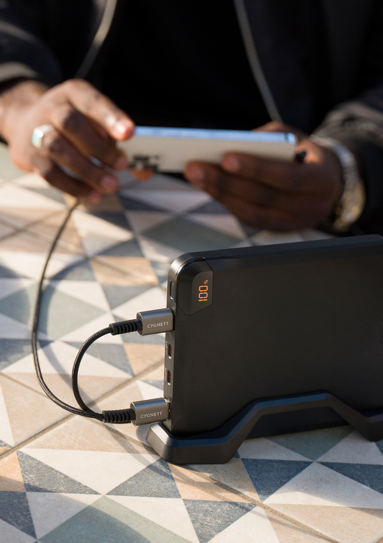 Power Bank per Laptop 100W 25K + Supporto