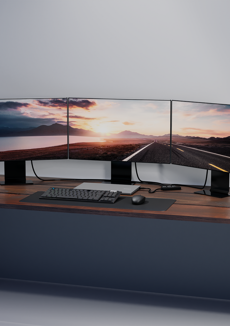 Hub USB-C 3-in-1 (Triple HDMI)
