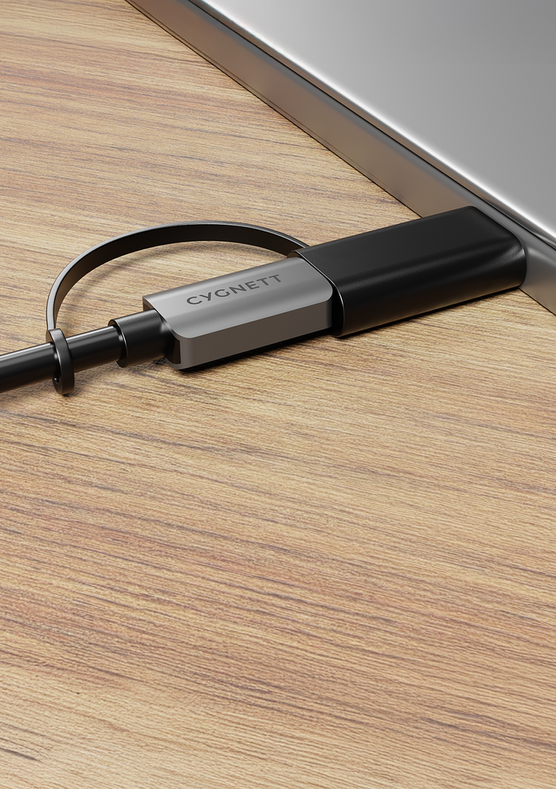 Hub USB-C a USB-C e USB-A 4 in 1