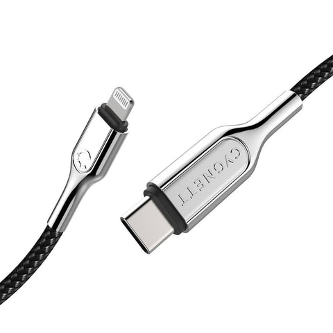 Lightning to USB-C Cable - Black 10cm - Cygnett (AU)