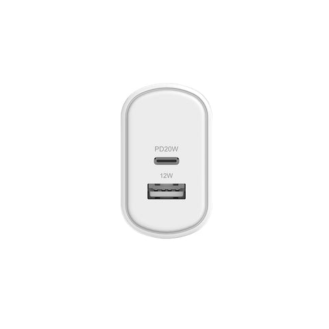 PowerPlus - Caricatore da Muro 32W USB-C PD - Bianco