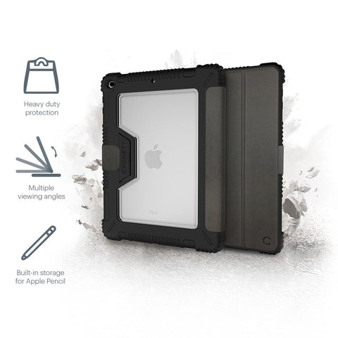 iPad 10.2" Protective Case - Black/Charcoal - Cygnett (AU)